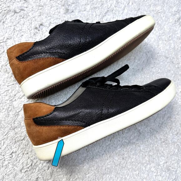 Naturalizer Morrison Leather/Suede Lace Up Low-Profile Sneaker Retro Vibes Sz: 9 - Picture 7 of 11
